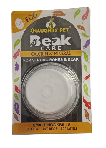 Naughty Pet Beak Care Calcium & Mineral Block – Small Hookbills